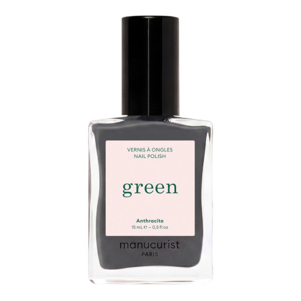 Manucurist Green Anthracite Лак для нігтів з глибоким графітово-сірим відтінком