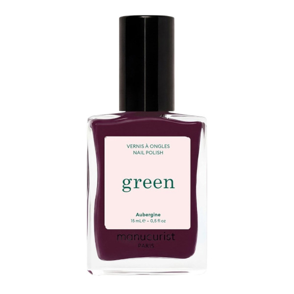 Manucurist Green Aubergine Лак для ногтей с темным баклажанным оттенком