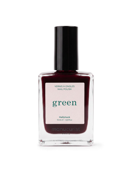 Manucurist Green Hollyhock Лак для нігтів з червоно-чорним відтінком