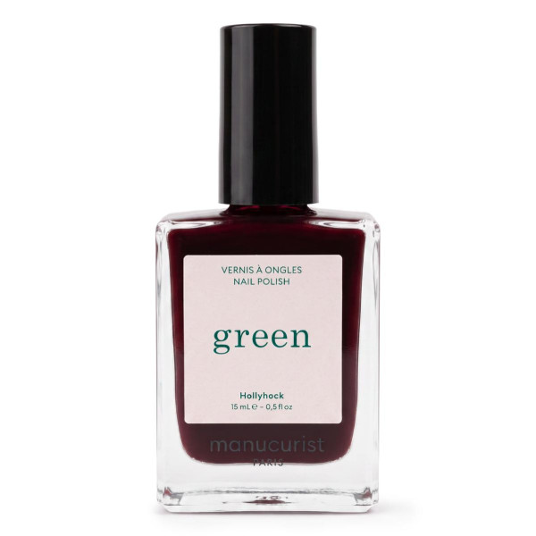 Manucurist Green Hollyhock Лак для нігтів з червоно-чорним відтінком