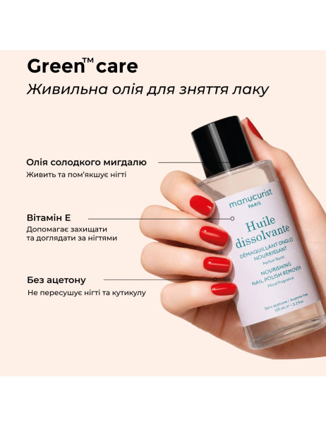 Manucurist Green Huile Dissolvante Олія для зняття лаку