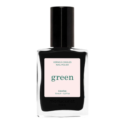 Manucurist Green Licorice Лак для нігтів з насиченим чорним відтінком