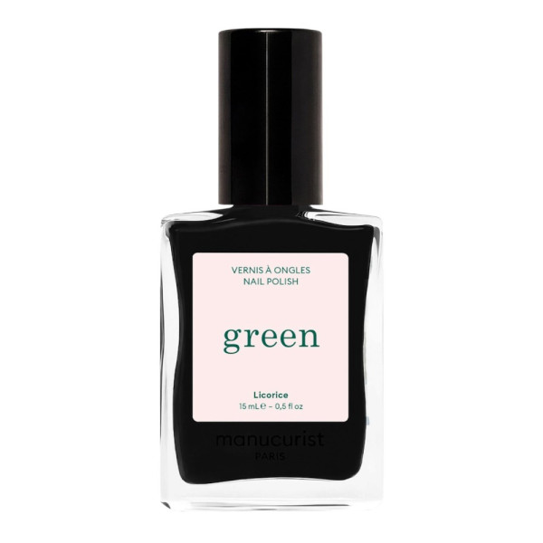 Manucurist Green Licorice Лак для ногтей с насыщенным черным оттенком