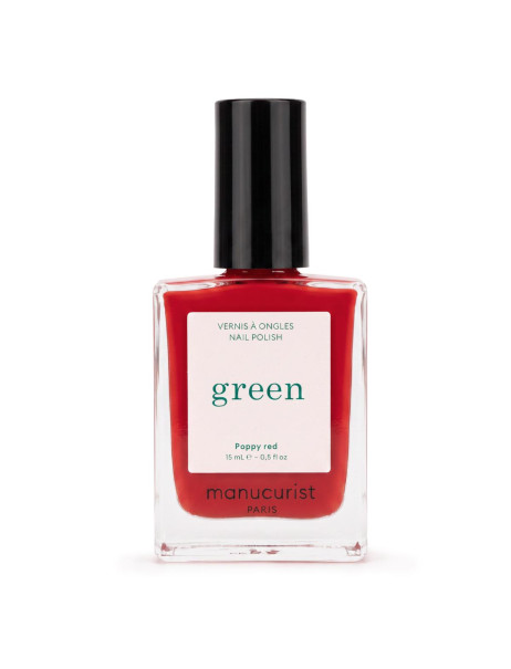 Manucurist Green Poppy Red Лак для нігтів з помаранчево-червоним відтінком