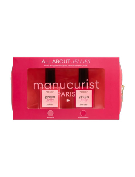 Manucurist Green Jelly Pouch Set Набір лаків для нігтів у косметичці