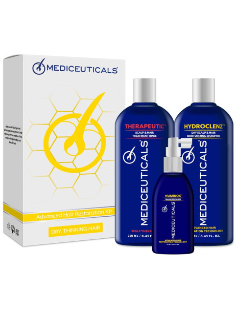 Mediceuticals Advanced Hair Restoration Dry Thinning Hair For Men Набор для стимулирования роста волос у мужчин (для сухих волос)