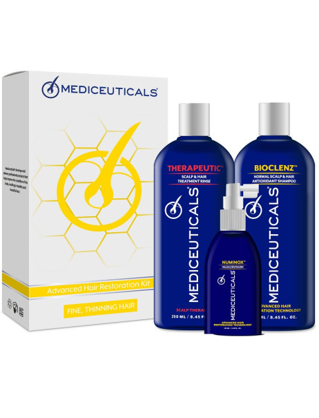 Mediceuticals Advanced Hair Restoration Fine Thinning Hair For Men Набір для стимулювання росту волосся у чоловіків (тонке волосся, для нормального та схильного до жирності волосся)
