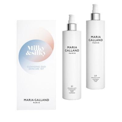 Maria Galland Paris Milky & Silky Cleansing Duo Skincare Set Набор для очищения и ухода за кожей