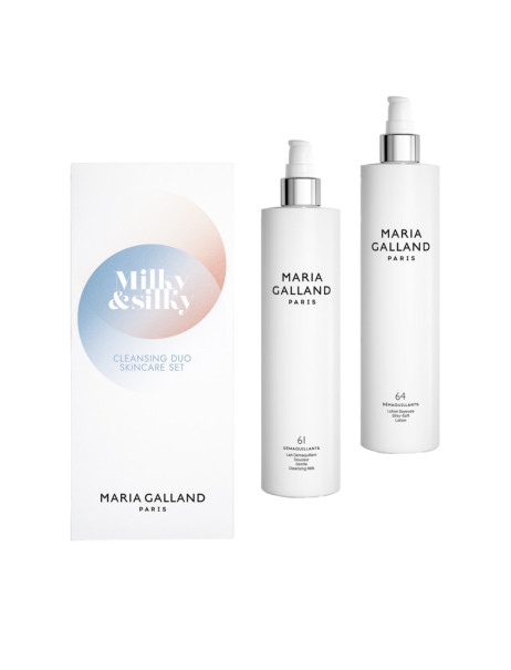 Maria Galland Paris Milky & Silky Cleansing Duo Skincare Set Набор для очищения и ухода за кожей