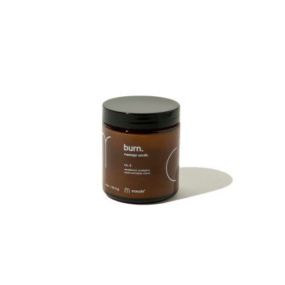 Maude Burn no.3 Eucalyptus and Sandalwood Свічка для масажу Аромат №3 евкаліпт та сандалове дерево