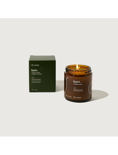 Maude Burn no.3 Eucalyptus and Sandalwood Свеча для массажа Аромат №3 эвкалипт и сандаловое дерево