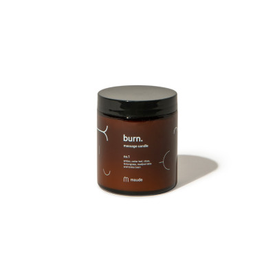 Maude Burn no.1 Amber, Cedar Leaf & Lemongrass Свічка для масажу Аромат №1 амбра, кедр та лемонграс