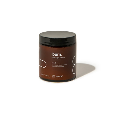 Maude Burn no.2 Pink Pepper & Gurjun Balsam Свічка для масажу Аромат №2 рожевий перець та бальзам гурджун