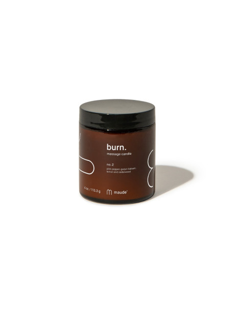 Maude Burn no.2 Pink Pepper & Gurjun Balsam Свічка для масажу Аромат №2 рожевий перець та бальзам гурджун