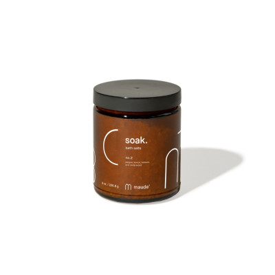 Maude Soak no.2 Pink Pepper & Gurjun Balsam Мінеральна сіль для ванни Аромат №2 рожевий перець та бальзам гурджун