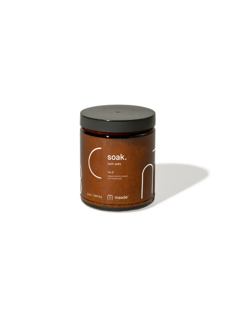 Maude Soak no.2 Pink Pepper & Gurjun Balsam Минеральная соль для ванны Аромат №2 розовый перец и бальзам гурджун