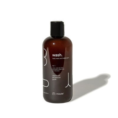 Maude Wash no.1 Amber, Cedar Leaf & Lemongrass Гель для душу та піна для ванни Аромат №1 амбра, кедр та лемонграс