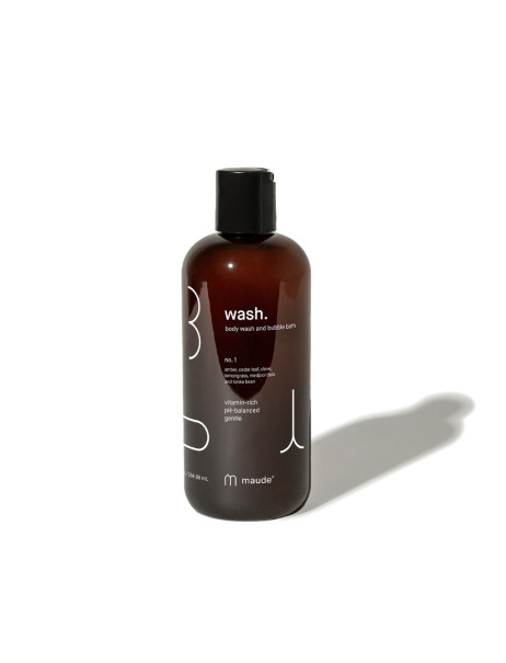 Maude Wash no.1 Amber, Cedar Leaf & Lemongrass Гель для душа и пена для ванной Аромат №1 амбра, кедр и лемонграсс