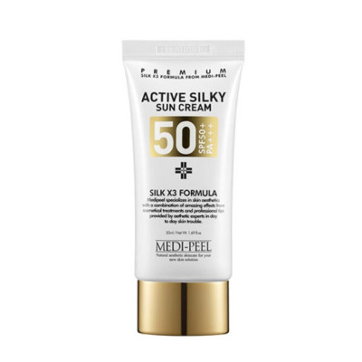 Medi-Peel Active Silky Sun Cream SPF50+/PA+++  Сонцезахисний крем