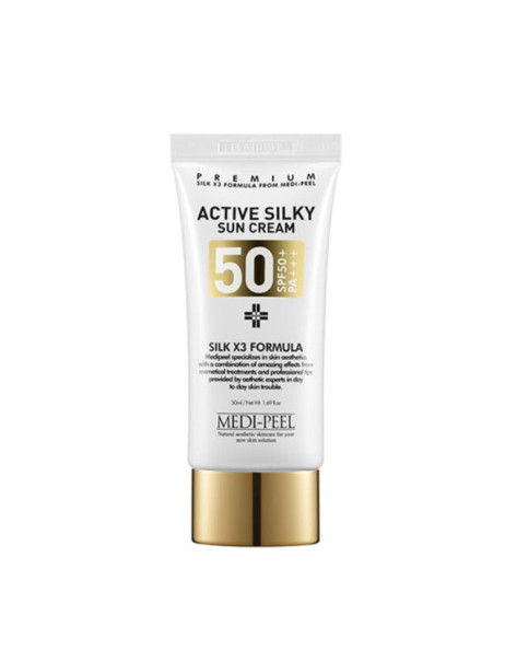 Medi-Peel Active Silky Sun Cream SPF50+/PA+++ Солнцезащитный крем