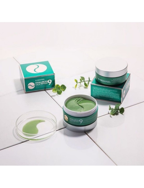 Medi-Peel Hyaluron Cica Peptide 9 Ampoule Eye Patch Гідрогелеві патчі заспокійливі з пептидами
