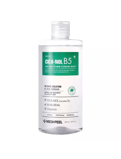 Medi-Peel Phyto Cica-Nol B5 AHA BHA Vitamin Cleansing Water Успокаивающая мицеллярная вода