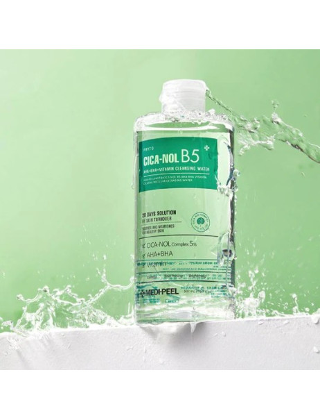 Medi-Peel Phyto Cica-Nol B5 AHA BHA Vitamin Cleansing Water Успокаивающая мицеллярная вода