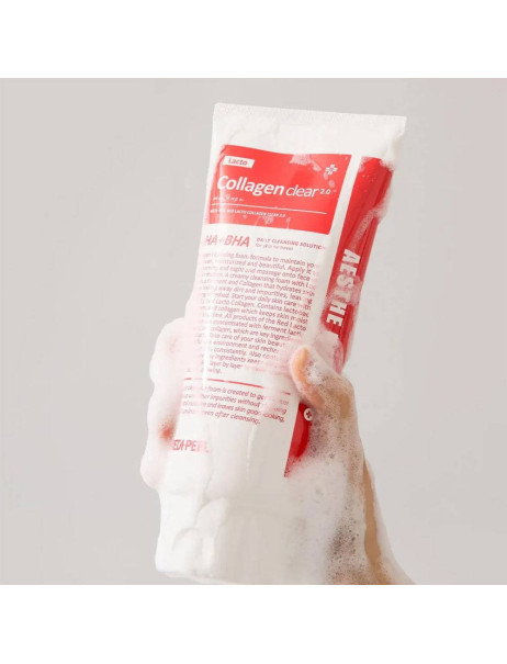 Medi-Peel Red Lacto Collagen Clear 2.0 Пінка для вмивання з колагеном