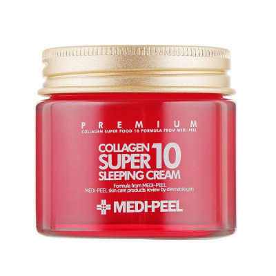 Medi-Peel Collagen Super10 Sleeping Cream Омолаживающий ночной крем для лица с коллагеном
