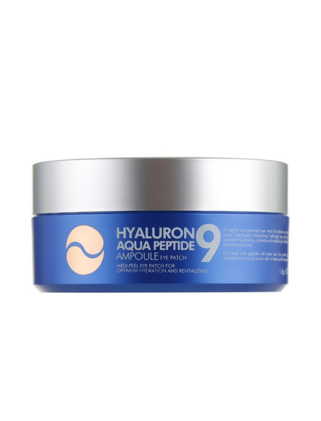Medi-Peel Hyaluron Aqua Peptide 9 Ampoule Eye Patch Увлажняющие гидрогелевые патчи с пептидами