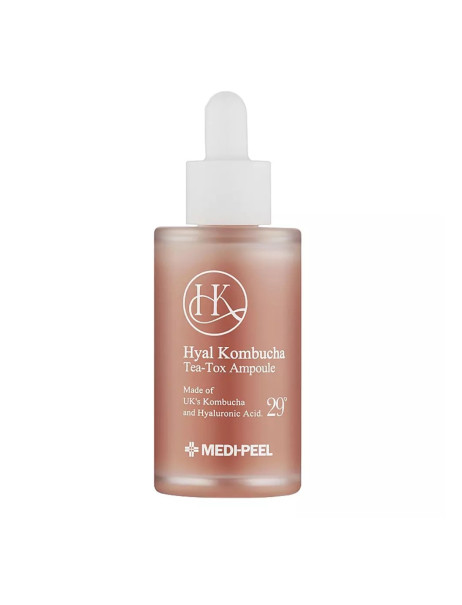 Medi-Peel Hyal Kombucha Tea Tox Ampoule Антиоксидантна омолоджуюча сироватка з комбучею