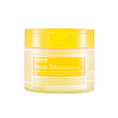 Medi-Peel Vegan Vitamin Deep-tox Brightening Pad Осветляющие витаминные педы для лица
