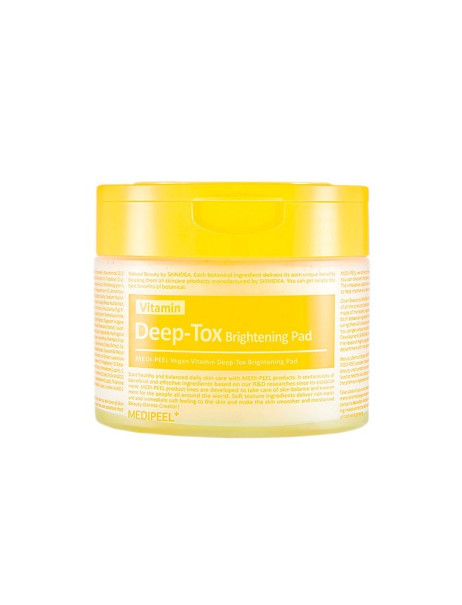 Medi-Peel Vegan Vitamin Deep-tox Brightening Pad Осветляющие витаминные педы для лица