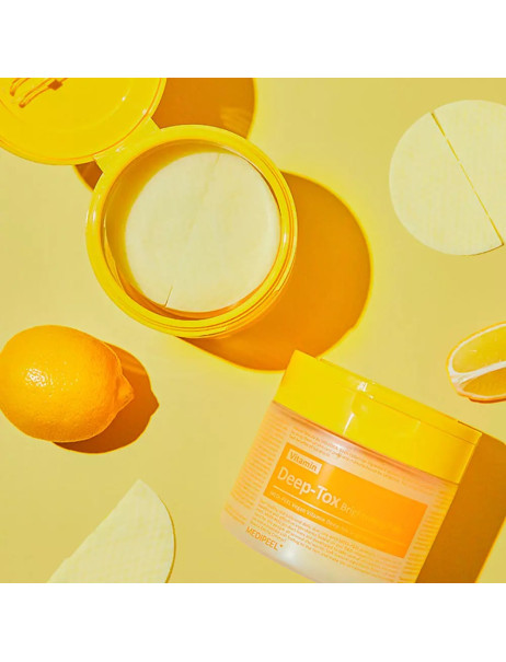 Medi-Peel Vegan Vitamin Deep-tox Brightening Pad Осветляющие витаминные педы для лица