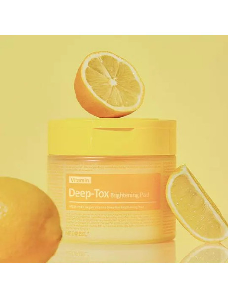 Medi-Peel Vegan Vitamin Deep-tox Brightening Pad Осветляющие витаминные педы для лица