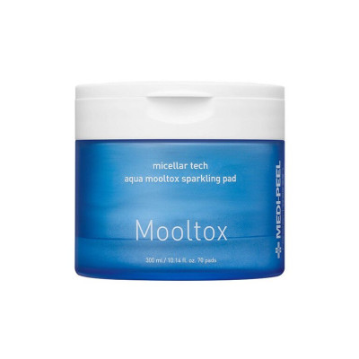 Medi-Peel Aqua Mooltox Sparkling Pad Пілінг-педи для обличчя для зволоження та очищення шкіри