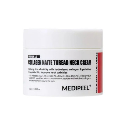 Medi-Peel Premium 2.0 Collagen Naite Thread Neck Cream Пептидный крем для шеи и декольте