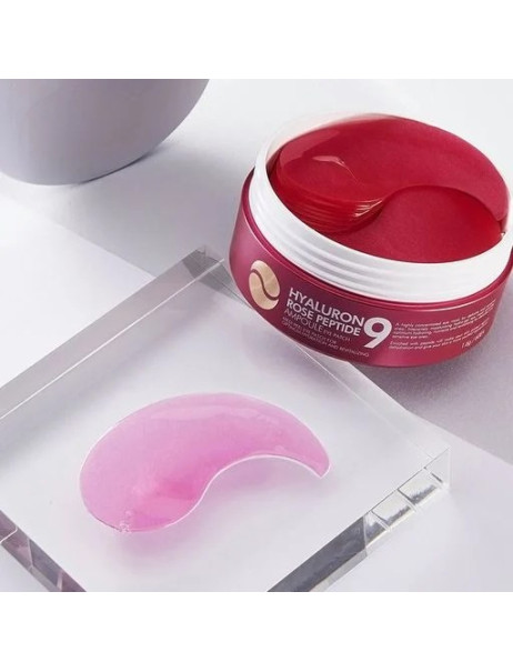 Medi-Peel Hyaluron Rose Peptide 9 Ampoule Eye Patch Гідрогелеві патчі з екстрактом троянди і пептидами