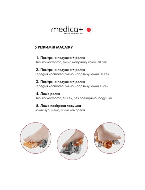 Medica+ FootMass 8.0 (Japan) Массажер для ног