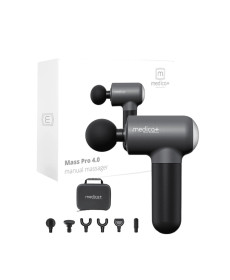 Medica+ MassHand Pro 4.0 Black (Japan) Перкусійний масажер для тіла і м'язів - Написати відгук