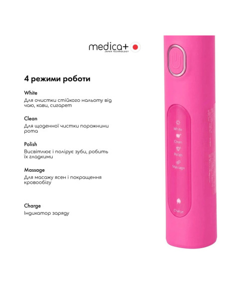 Medica+ ProBrush XO Carbon Soft Touch (Fuchsia) Электрическая зубная щетка