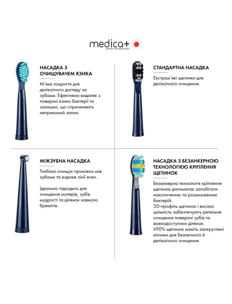 Medica+ Probrush 8.0 Blue Ультразвукова зубна щітка