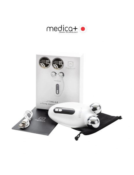 Medica+ Skin Lifting 6.0 White (Japan) Мікрострумовий ліфтинг-масажер для обличчя
