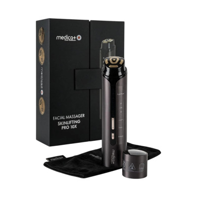 Medica+ SkinLifting PRO 10x Масажер для обличчя з мікрострумом, RF та функцією ліфтингу