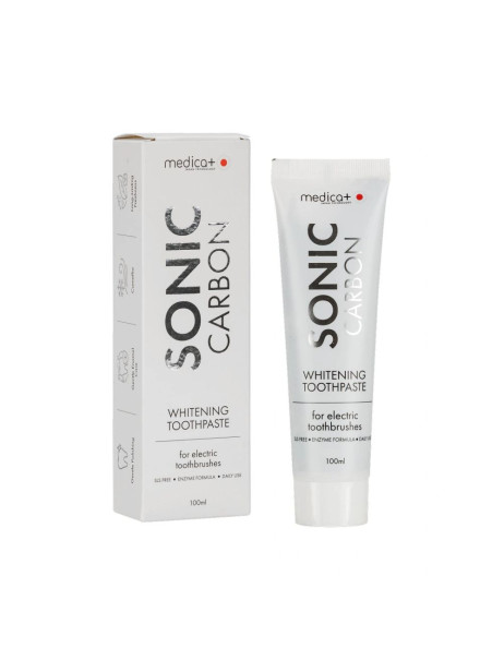 Medica+ Sonic Carbon Whitening Toothpaste Відбілююча зубна паста (для електричних зубних щіток)