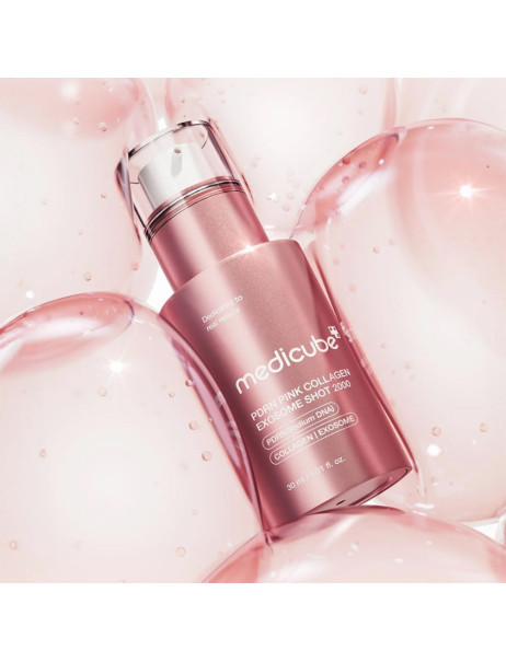 Medicube PDNR Pink Collagen Exosome Shot 2000 Сироватка з полінуклеотидами, екзосомами та спікулами