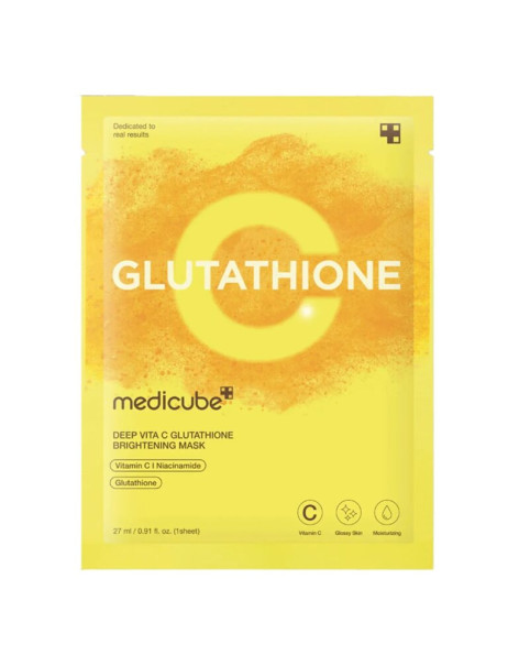 Medicube Deep Vita C Glutathione Brightening Mask Освітлювальна маска з вітаміном C та глутатіоном