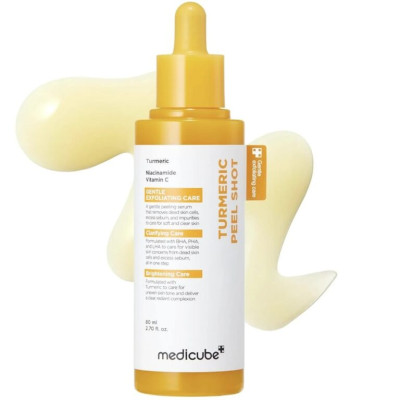 Medicube Kojic Acid Turmeric Peel Shot Освітлювальний пілінг з коєвою кислотою та куркумою