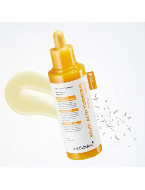 Medicube Kojic Acid Turmeric Peel Shot Освітлювальний пілінг з коєвою кислотою та куркумою