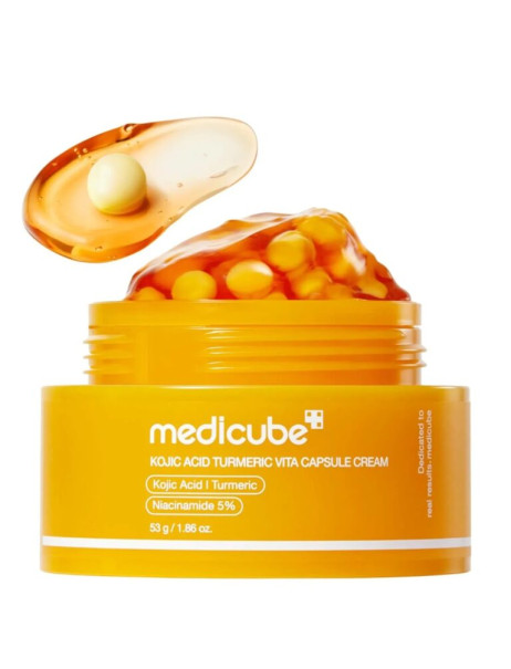 Medicube Kojic Acid Turmeric Vita Capsule Cream Освітлювальний капсульний крем з коєвою кислотою та куркумою